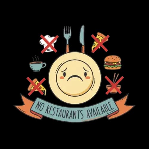 No restaurants found